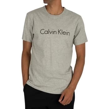 Calvin Klein Jeans Logo Marled T-Shirt mens T shirt in Grey - Sizes UK S,UK XL