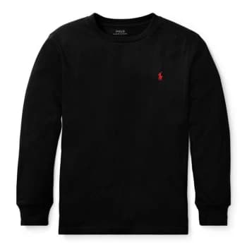 Polo Ralph Lauren Junior Boys Long Sleeve T Shirt - Polo Black