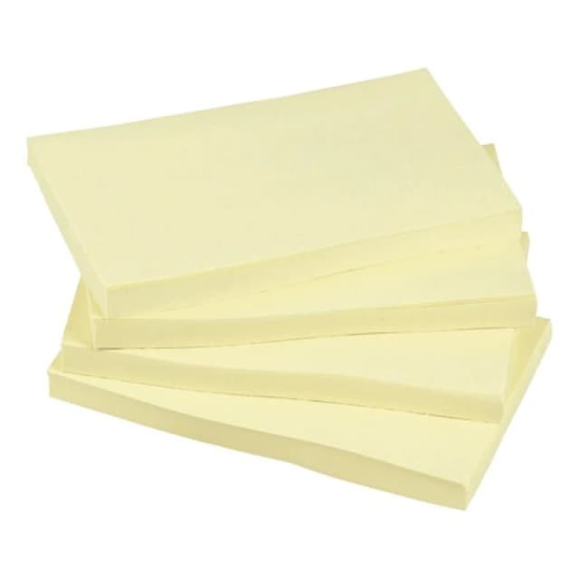 5 Star Office Re-Move Notes 100 Sheets 76x127mm Yellow (12 Pack) 296646