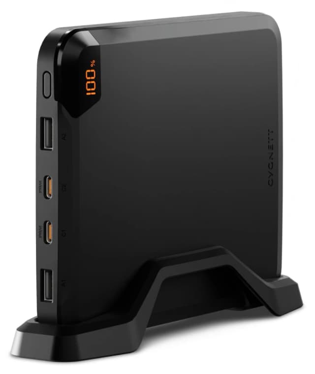 Cygnett VertPWR 25K Obsidian Laptop Power Bank 25000mAh - Black