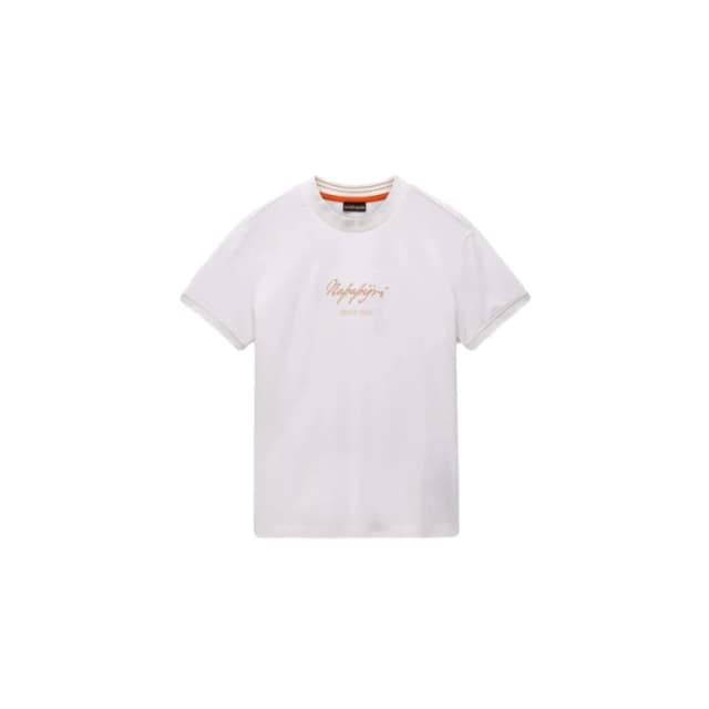 Womens T-Shirt Napapijri Baryte Blanc Female XS