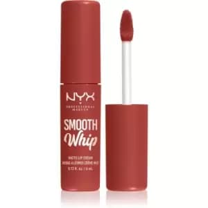 NYX Professional Makeup Smooth Whip Matte Lip Cream Velvet Lipstick with Smoothing Effect Shade 03 Latte Foam 4 ml
