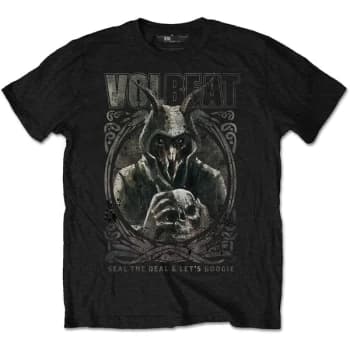 Volbeat - Goat with Skull Unisex Large T-Shirt - Black