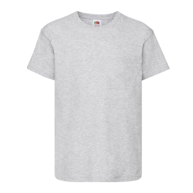 Fruit Of The Loom Original Heather T-Shirt Grey unisex