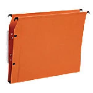 Esselte Lateral Suspension File A4 Orange Manila 25 Pieces