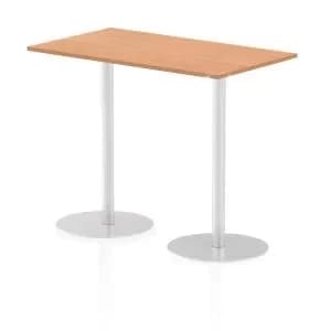 Italia Poseur Table Rectangle 1400800 Top 1145 High Oak
