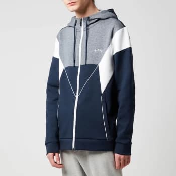 BOSS Athleisure Mens Saggy 1 Zip Hoodie - Navy - M