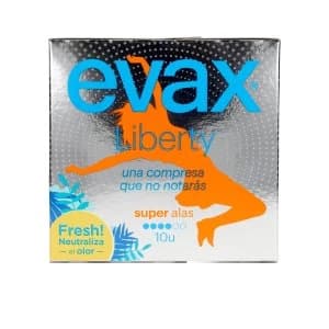 LIBERTY compresas super alas 10 uds