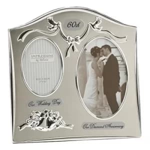 Double Aperture 60th Anniversary Photo Frame