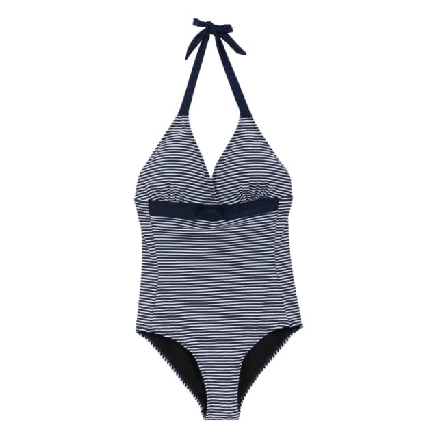 Regatta Womens Flavia II One Piece Swimsuit Navy/White Seer female 22