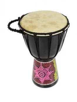 A-Star Solid Wood Hand Carved Djembe - 5" Head