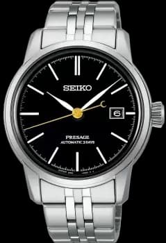 Seiko Presage Watch Deep Black Urushi Lacquer