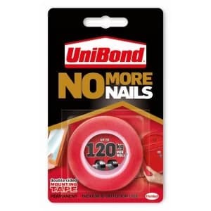 UniBond No-More-Nails Double Sided Mounting Tape - 1.5m