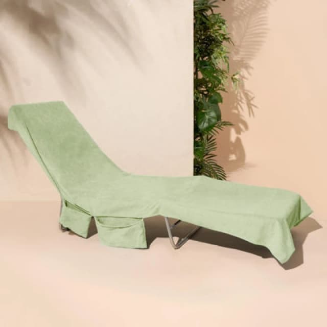 OHS OHS Beach Towel Bag Microfiber Quick Dry Absorbent Bath Large Travel Spa in Pale Green Pale Green One Size Unisex 5027434196630