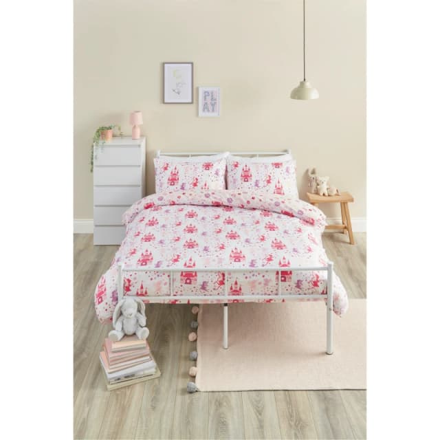 Homelife Fairy Wonderland Duvet Set - Pink Pink Single