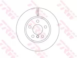 TRW Brake disc DF6757 Brake rotor,Brake discs BMW,MINI,X1 (F48),2 Active Tourer (F45),2 Gran Tourer (F46),X2 (F39),Schragheck (F56),Schragheck (F55)