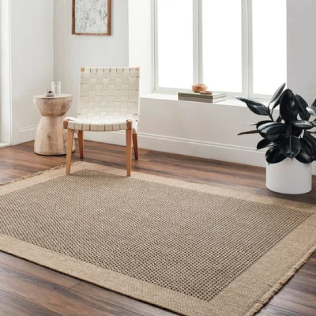 Livabliss In- & Outdoor Cottage Jute-Look Beige/brown Lori Area Rug 200 X 275cm - Easy To Clean, Perfect For Balcony Or Dining Room