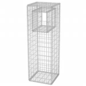 Vidaxl Gabion Basket Post/Planter Steel 50X50X160 cm