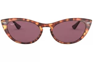 Ray-Ban Nina Cateye Havana Sunglasses, Havana/Violet, Women