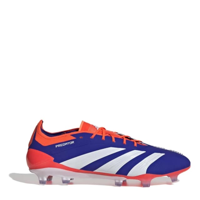 adidas Predator Elite Firm Ground Football Boots Blue/Wht/Red male 9 (43.3)
