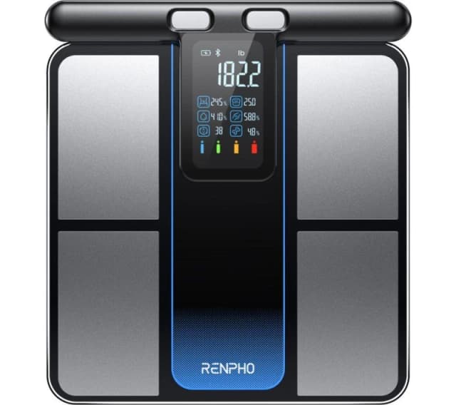 RENPHO MorphoScan Smart Body Scale - Black & Silver,Silver/Grey 4897122209147