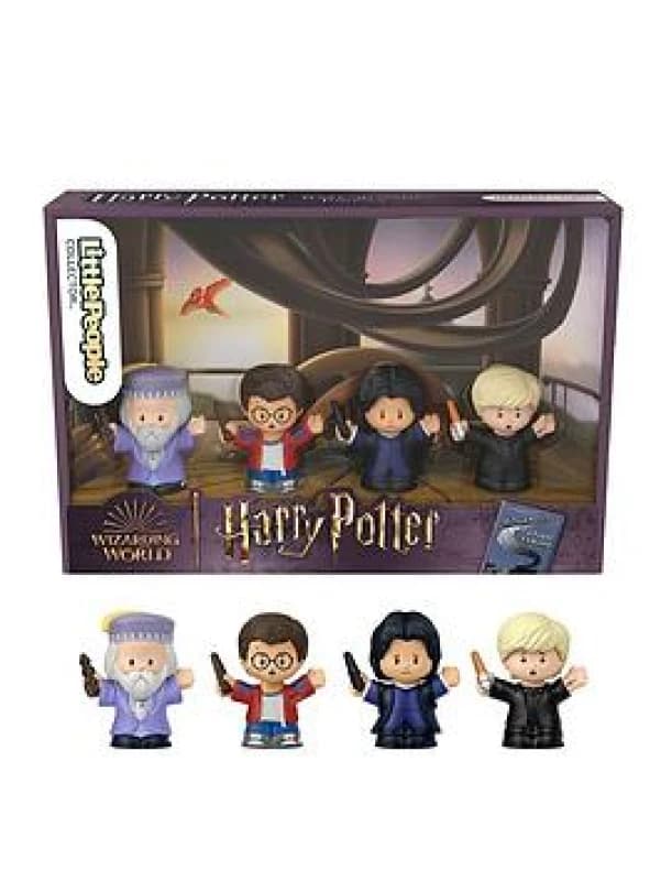 Little People Collector Sondereditionsset Harry Potter und der Halbblutprinz fur Erwachsene und Fans 4 Figuren in einer Prasentationsbox JDG33