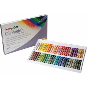 PHN50 Oil Pastels - Pack of 50 - Pentel