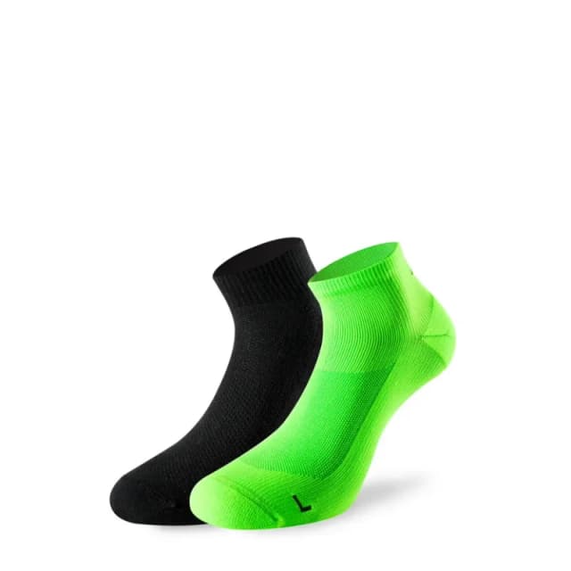 Lenz 3.0 Running Socks, black-green, Size 35 - 38 for Men