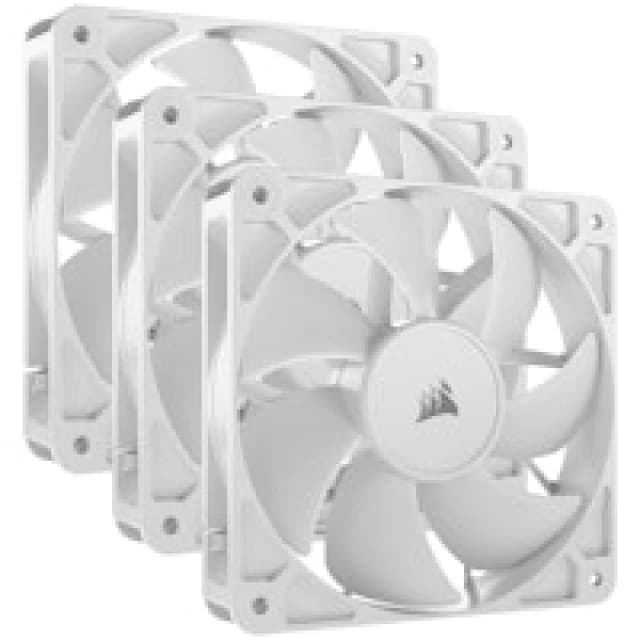 Corsair RS120 120mm PWM Triple Pack of Chassis Fans in White