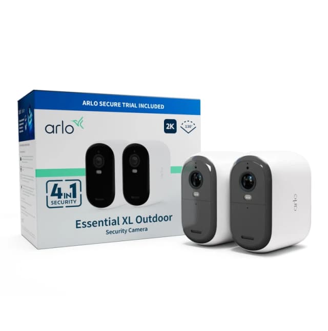 Arlo ARLO ESSENTIAL2 XL 2K OUTDOOR CAMERA 2-PACK VMC3252-100EUS WiFi IP-CCTV camera set incl. 2 cameras 2688 x 1520 p VMC3252-100EUS