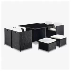 Venice Black 9PC Cube Set & Cover