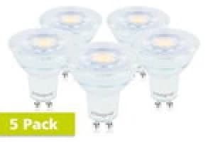 Integral GU10 Glass PAR16 4.7W 50W 2700K 390lm Non-Dimmable Lamp - 5 PACK
