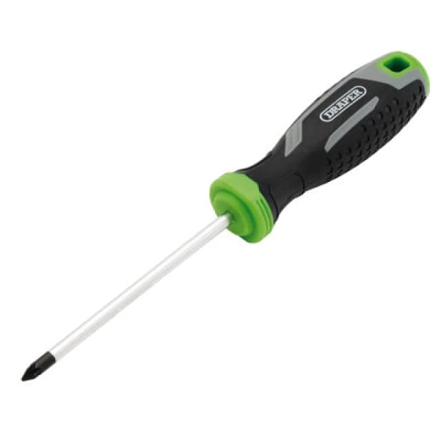 Draper 13370 Pozi Soft Grip Screwdriver, PZ1 x 100mm - 13370 13370