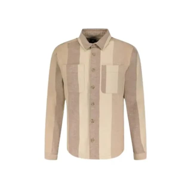 Faguo Shirt Faguo Clemont Beige Male M