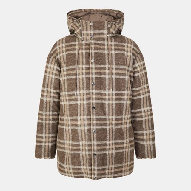 Boss Mens Durrien Structured Shoulders Precision-Cut Formal Coat Dark Beige male 38 (48)