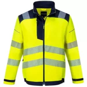 Portwest T500YNRL - sz L PW3 Hi-Vis Work Jacket - Yellow/Navy - Yellow/Navy