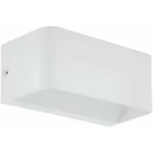 Loops - Wall Light Colour White Long Box Structure Snug Fitting Bulb LED 10W Included