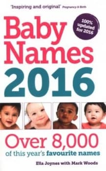 Baby Names 2016 by Mark Woods Paperback