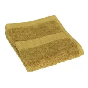 The Linen Yard Loft 4 Pack Face Cloth Cotton - Ochre