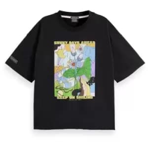 Scotch and Soda Hippie T Shirt - Black