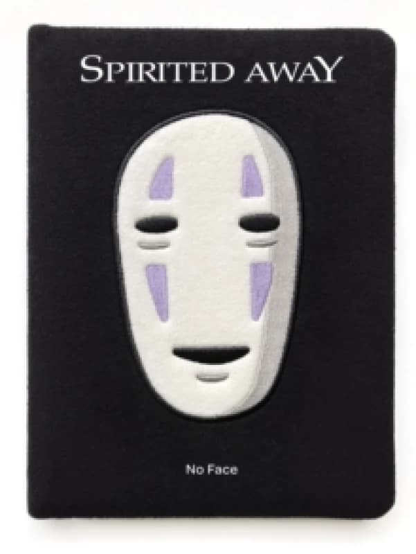 Spirited Away: No Face Plush Journal Notebook / blank book