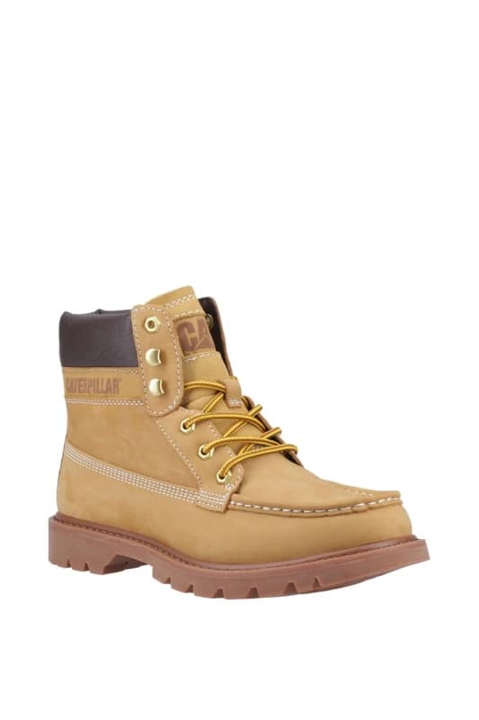 CAT Lifestyle Mens Colorado Moc Toe Boots in Light Tan Size: 7 Light Tan Male 7