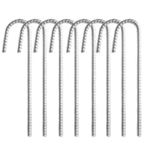 Vivo Galvanised Heavy Duty Metal Ground Stakes