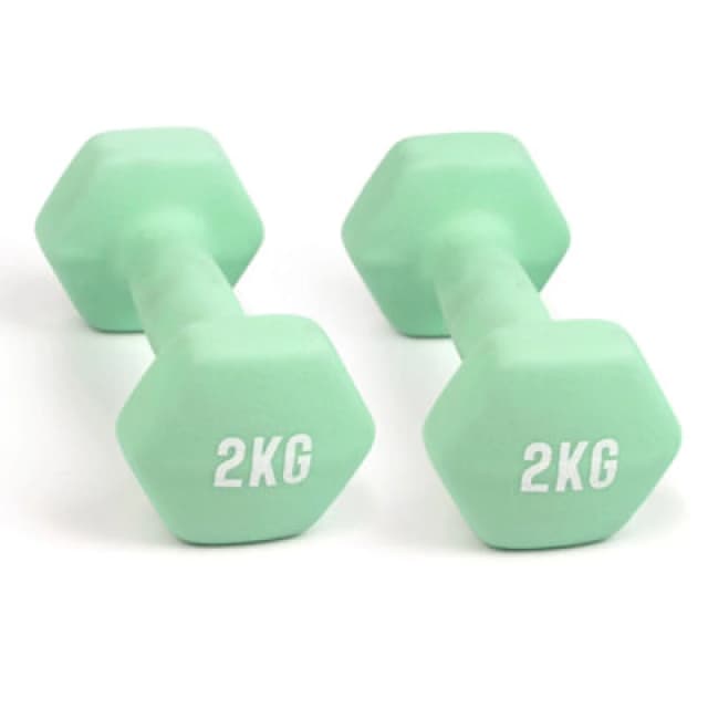 Myga Dumbbell 2Kg Pair, Green RY1710-QTY2