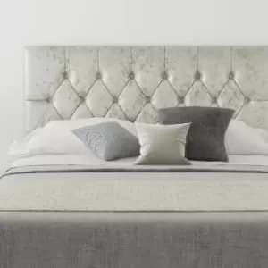 Olivier Upholstered Headboard, Mirazzi Velvet, Pearl - Headboard 60cm Size Small Double (120x190)