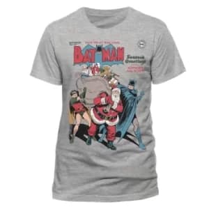 Batman Seasons Greetings Unisex T-Shirt Ex Large