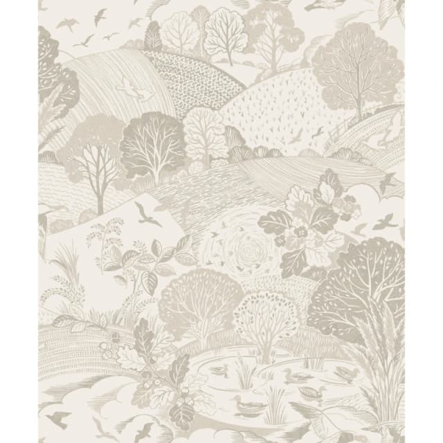 Arthouse Country Landscape Neutral Wallpaper Neutral unisex One Size