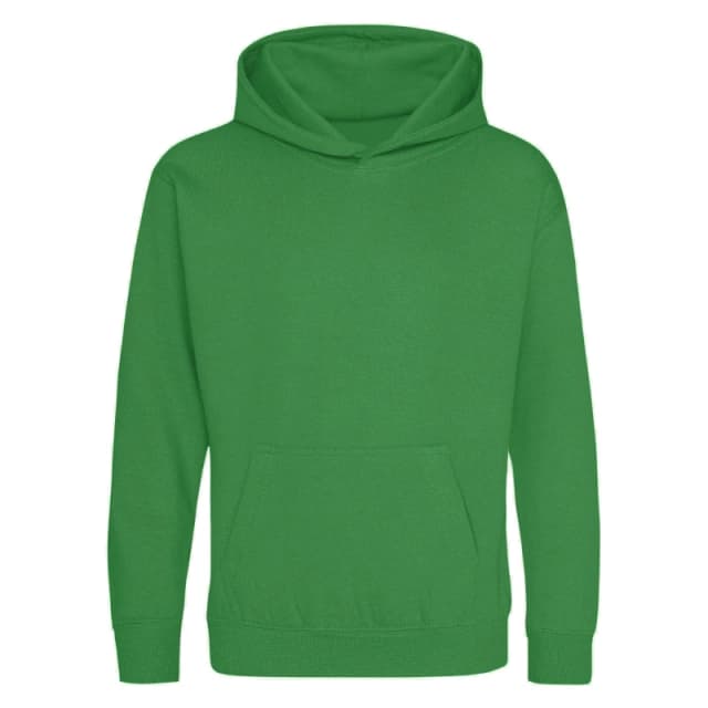 AWDis Hoodie 1-2 Years in Bright Green Size: 12-13 Years Bright Green Unisex 12-13 Years