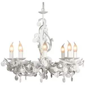 Linea Verdace Mila Multi Arm Chandeliers White Metal