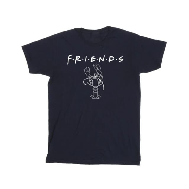Friends Friends Men Lobster Cotton Logo T-Shirt in Navy Size: Small Navy S Male 5063376923514
